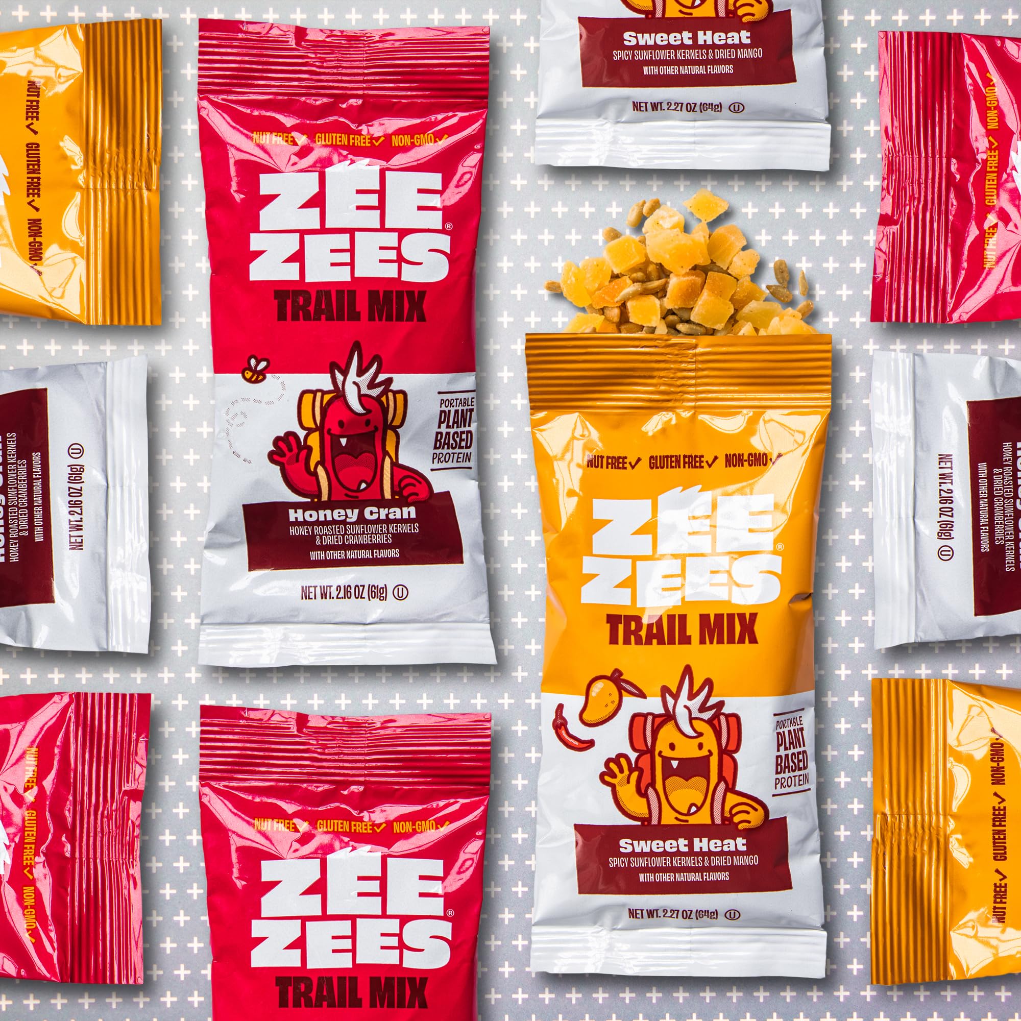 Amazon.com: Zee Zees Trail Mix, Honey Cran, 20 Count, Gluten Free